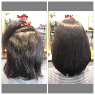 ミディアム 田口 信雄のヘアスタイル