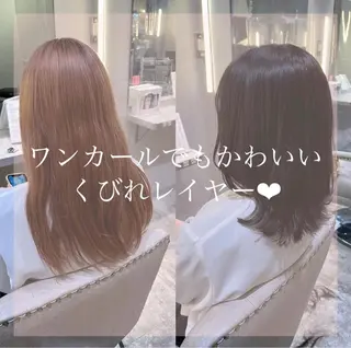 ミディアム カラー RIYA❤︎ Aujuaソムリエのヘアスタイル