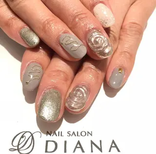 ショート カラー ネイル NAILSALON DIANAのネイルデザイン