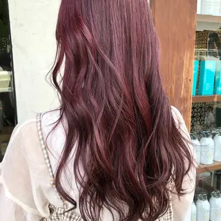 ロング カラー あさだ しゅうたろうのヘアスタイル