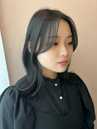 ロング カラー hub hair レイヤー/透明感のヘアスタイル