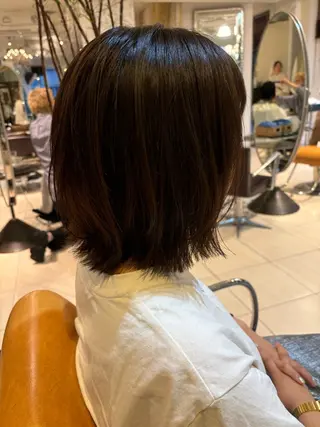 ミディアム 橋田 恵美のヘアスタイル