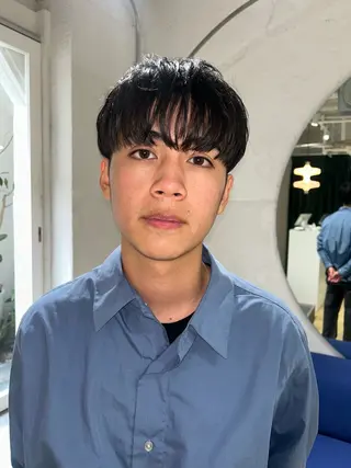 ショート メンズ hen所属・心斎橋/レイヤー/ ブリーチ/モエのヘアスタイル