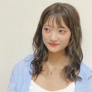 カラー 松井美樹/似合わせ ガーリー・韓国のヘアスタイル