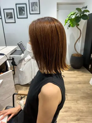 ミディアム 鈴木 麻希のヘアスタイル