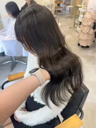 ロング カラー ヘアアレンジ Himawari♡ 柔らかいカラーのヘアスタイル
