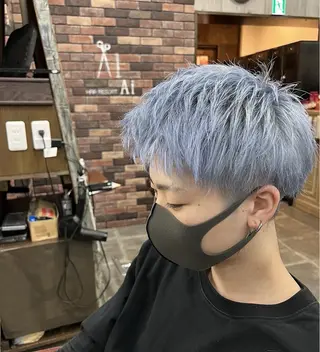 ショート メンズ アイブロウWAX /似合わせ眉特化のヘアスタイル