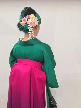ヘアアレンジ 乳井 悠香のヘアスタイル