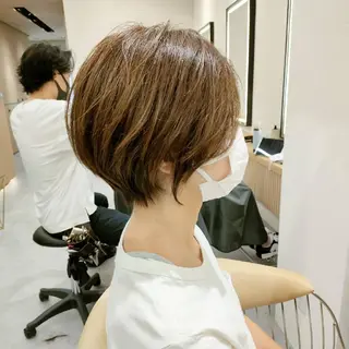 ショート 【似合わせ・レイヤー ・パーマ】海気のヘアスタイル