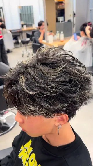 ショート パーマ メンズ コウキ 渋谷/ メンズパーマ特化🌀のヘアスタイル