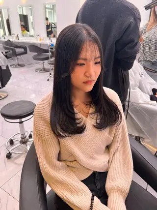 ロング カラー 💖札幌カラー 指名No.1💖玲奈のヘアスタイル