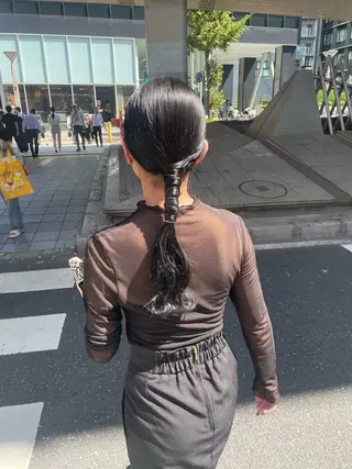 ヘアアレンジ momone🍒 メンズカットパーマのヘアスタイル