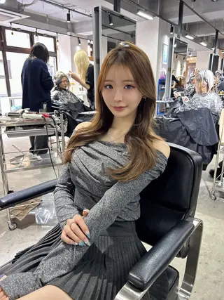 ロング ワンホンヘア/ 透明感カラー/ゆうとのヘアスタイル