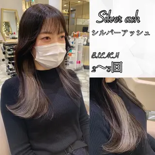 ロング カラー パーマ ヘアアレンジ メンズ キッズ ネイル マツエク・マツパ アイブロウ 《褒められる》 透明感カラー/小嶋のヘアスタイル