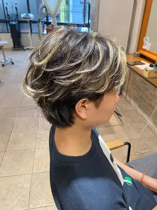 ショート カラー メンズ ✨店長 鈴木輝✨のヘアスタイル