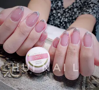 ミディアム めぐみのネイルサロン スタッフ練習のネイルデザイン