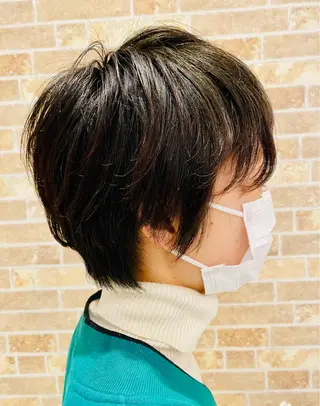 ショート パーマ スパイキーショート パーマ　具志堅　太志のヘアスタイル