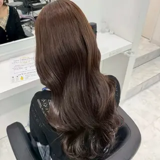 カラー 🤍ブリーチなし ブラウンhimi🤍のヘアスタイル
