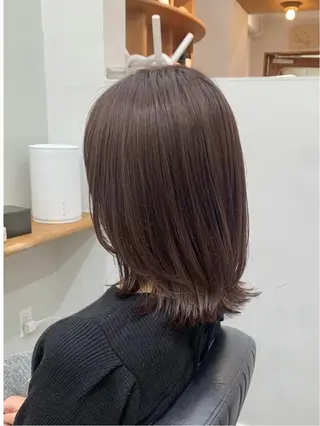 ミディアム カラー 立川艶髪カラーと映画 美容師YUJIのヘアスタイル