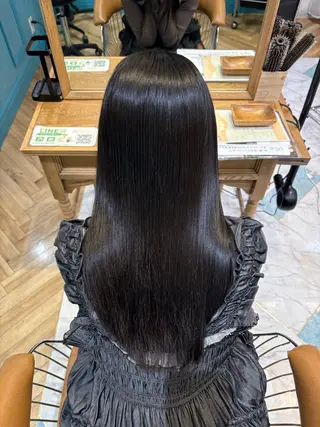 ロング 顔周りレイヤーカット /髪質改善/ゆう🤍のヘアスタイル