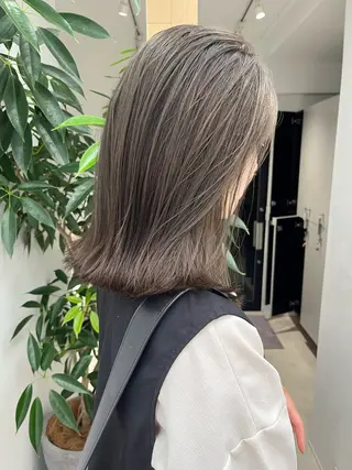 ミディアム カラー 赤み消しカラー/ ナチュラル/トモキのヘアスタイル