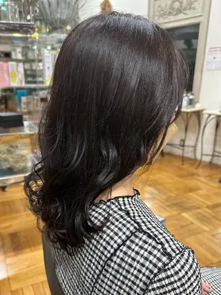 セミロング レイヤー／ ／るかのヘアスタイル