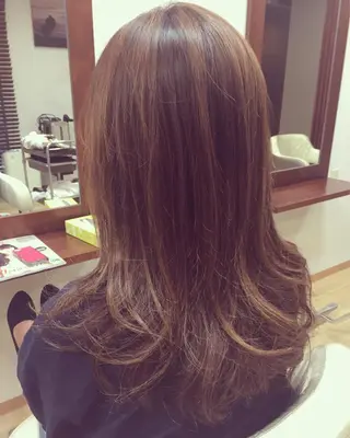 セミロング 菊池 邦之のヘアスタイル