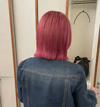 ミディアム カラー 髪質改善カラー/ボブ 🌻Mutsumiのヘアスタイル