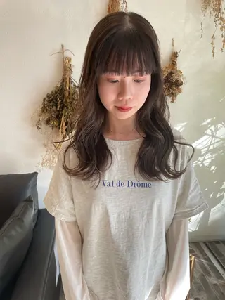 セミロング カラー m ā l o.🌷 サカモトマイコのヘアスタイル