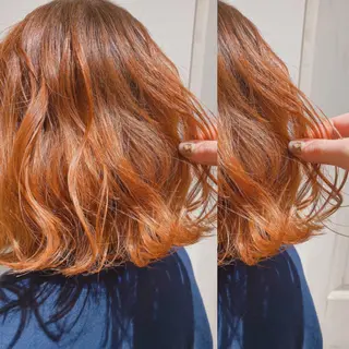 ミディアム カラー ヘアアレンジ 🦋レイヤー特化/ 羽エク/ナツミ🦋のヘアスタイル