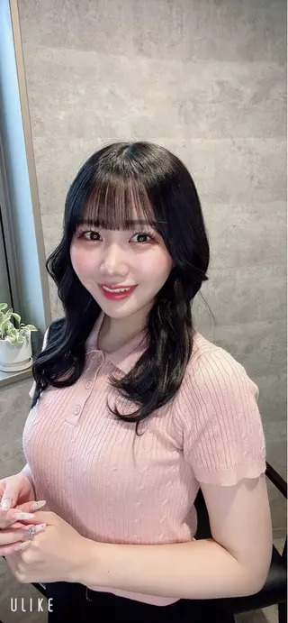 カラー エクステ ダブルカラー新宿のヘアスタイル
