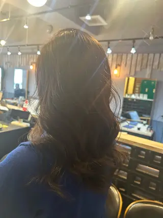 ロング 園田 彩音のヘアスタイル