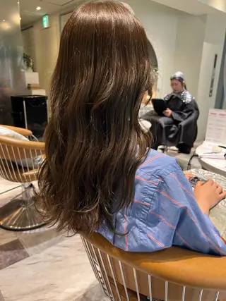 ロング 似合わせカラーの達人 ダブルカラー/森栄範のヘアスタイル