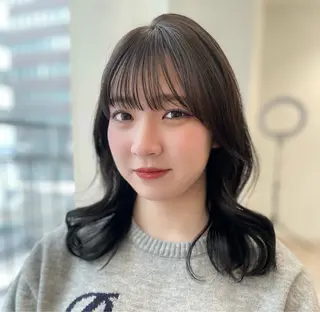 ミディアム 岩城 唯奈のマツエク・マツパデザイン