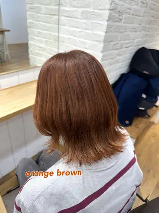 カラー ナカバチ ユイ🌼 Rizm greenのヘアスタイル