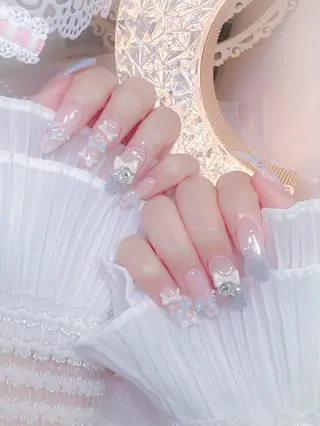 ネイル ワンホン、かわいい系 🎀ななみのネイルデザイン