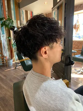 パーマ メンズ 河村 健太のヘアスタイル