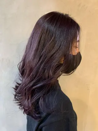 セミロング カラー 齋藤 みさきのヘアスタイル