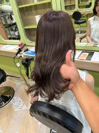 セミロング 朝が楽になる髪質改善 /美髪矯正/KOHのヘアスタイル
