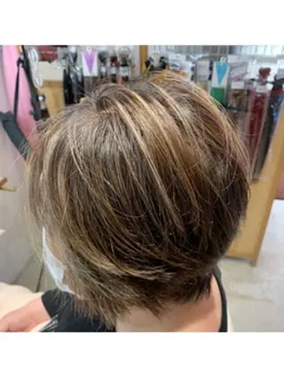 ショート カラー Culumi クルミ 松井照雄/梅田茶屋町のヘアスタイル