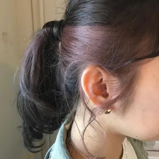 セミロング カラー 畑山 竜也のヘアスタイル