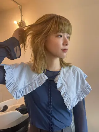 ミディアム Terve.竹内 視咲のヘアスタイル