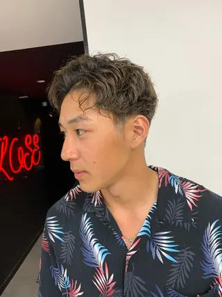 ショート カラー メンズ メンズパーマ/新潟駅 NOBUTA🔥のヘアスタイル