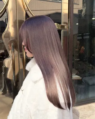 ロング カラー 似合わせベージュ 🍯ayumi🍯のヘアスタイル