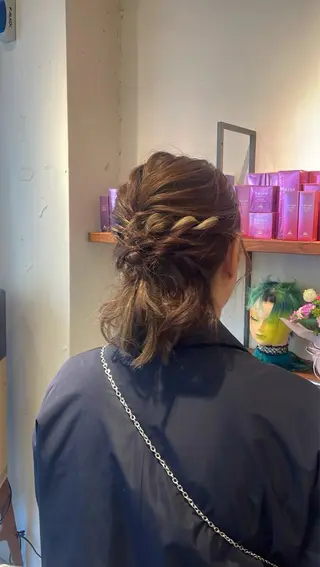 ミディアム ヘアアレンジ このみ/髪質改善 /ヘアアレンジ🫧のヘアスタイル