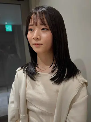 ミディアム カラー マツダテホノカ🌼 ボブ・ハイトーン🌼のヘアスタイル