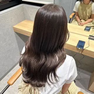 ロング カラー 🇰🇷韓国ヘア🍒 CHISATO‎🤍のヘアスタイル