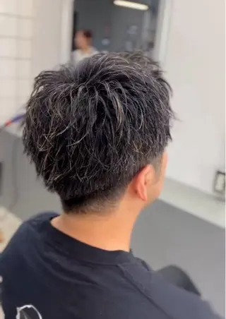 ショート カラー メンズ 高橋 一樹のヘアスタイル