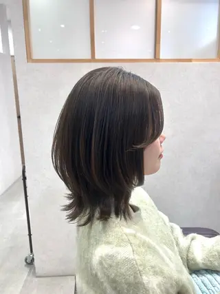 セミロング Mao 🎀bob Oliveカラー🌿のヘアスタイル