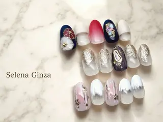 ネイル セレナ銀座 Nagahashiのネイルデザイン
